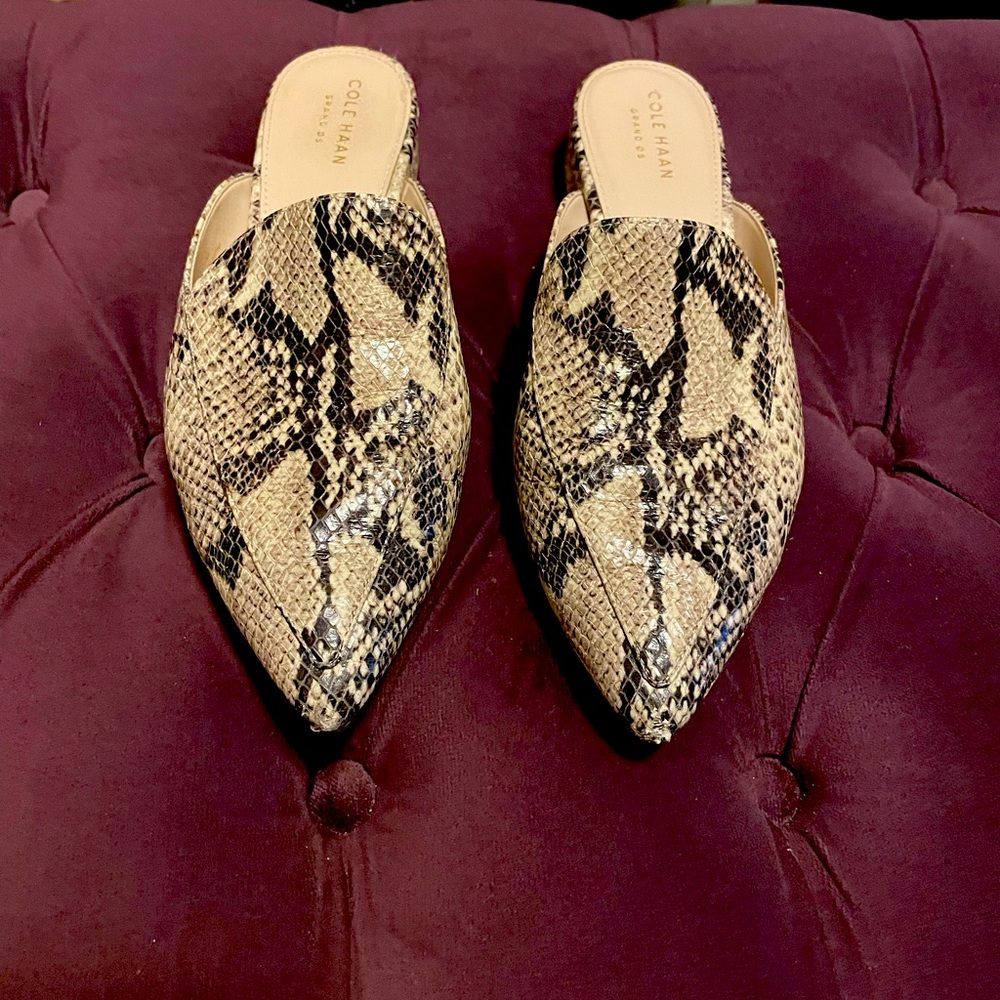 Cole Haan Mules, size 7, excellent condition
